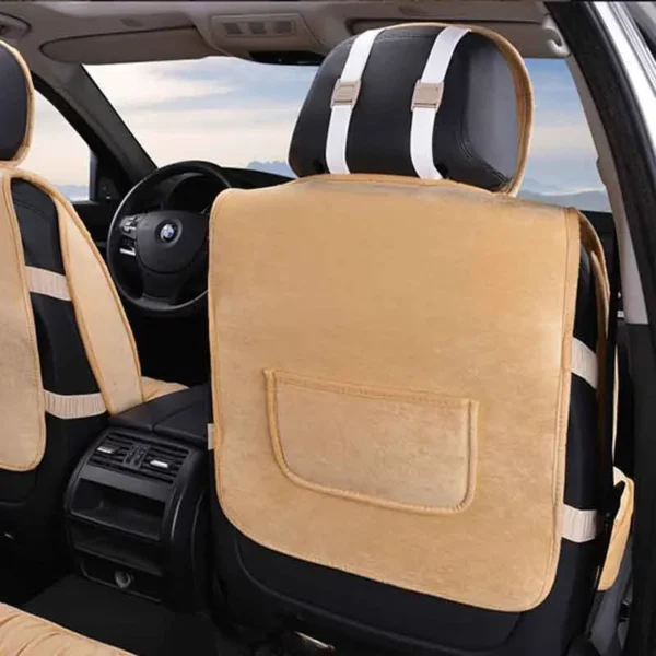 Warm Car Seat Cover Universal Winter Plush Cushion Faux Fur Material for Car Seat Protector Mat Car Interior Accessories - Image 4