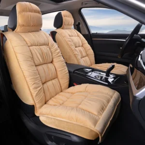Warm Car Seat Cover Universal Winter Plush Cushion Faux Fur Material for Car Seat Protector Mat Car Interior Accessories