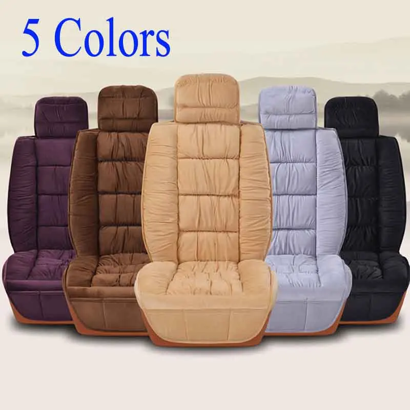 Warm Car Seat Cover Universal Winter Plush Cushion Faux Fur Material for Car Seat Protector Mat Car Interior Accessories - Image 2