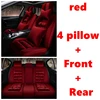 Front+Rear 5 Seaters Warm Winter Plush Universal Auto Car Seat Cover - Image 10