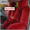 Hot Sale Car Decorative Seats Cover Universal Winter Soft Warm Fur Velvet Pad Interior Accessories Cushion Auto Car Seat Covers - Image 15