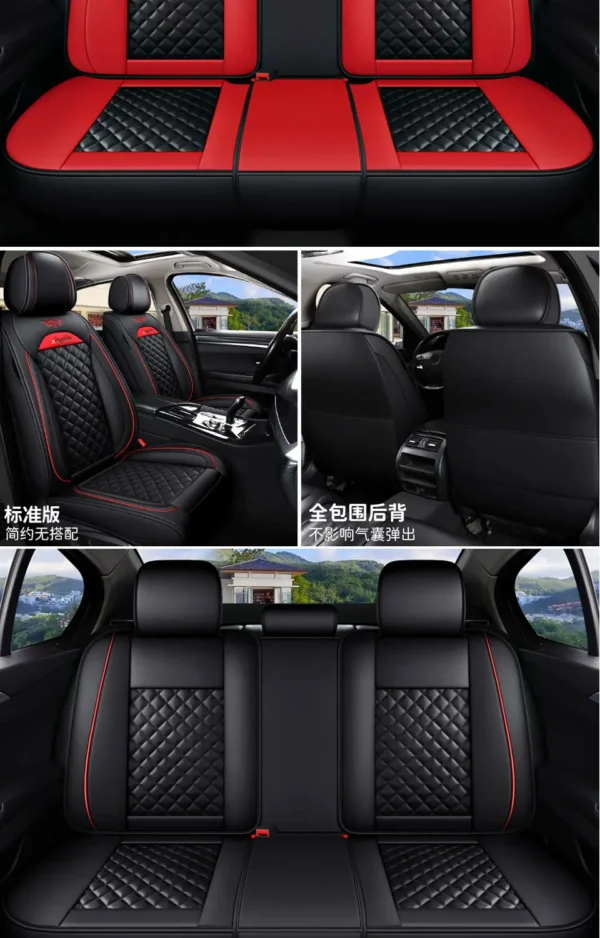 Leather Car Seat Cover for Hyundai ix35 Kona Matrix ENCINO H-1 Accent SONATA i20 i30 i40 SOLARIS Seat Protector Auto Accessories - Image 23