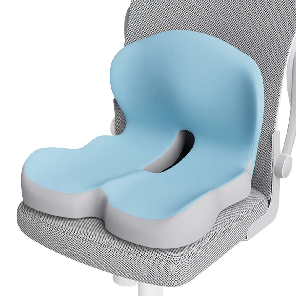 Memory Foam L-Shaped Integrated Office Chair Cushion with Lumbar Support Car Seat Cushion for Office Workers Car Drivers - Image 19