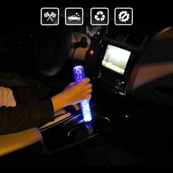 Universal RGB Shift Knob Stick with Light/NO Light Crystal Manual Transmission Bubble Gear Shifter 10cm/15cm/20cm/25cm/30cm - Image 23