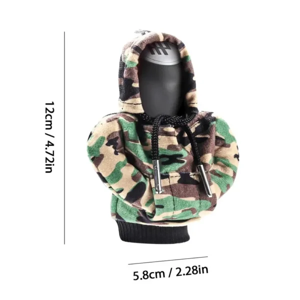 car Gear Shift Hoodie Cover Shift Cover car Gear Handle Decoration Fits Manual Automatic Universal Car Shift Lever Interior Deco - Image 10
