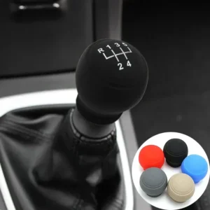1pc Universal Silicone Car Gear Head Shift Knob Cover Gear Shift Non Slip Grip Handle Case Wear-resistant Gear Rod Cover