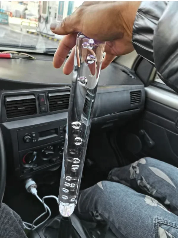 Universal RGB Shift Knob Stick with Light/NO Light Crystal Manual Transmission Bubble Gear Shifter 10cm/15cm/20cm/25cm/30cm - Image 26