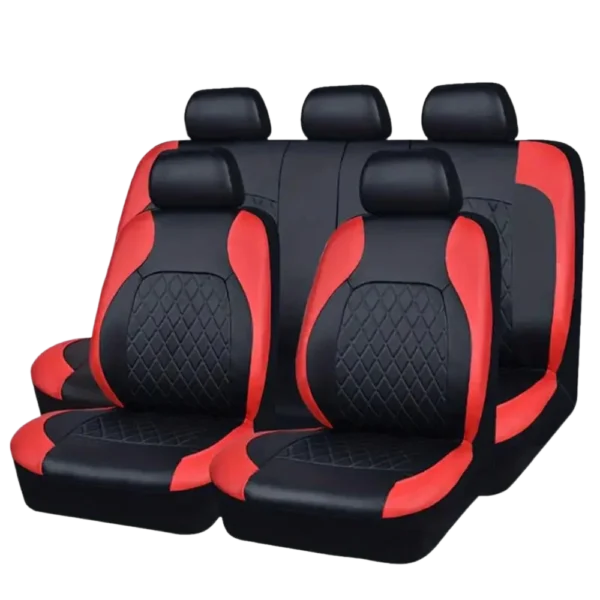 Universal Car Seat Covers PU Black Fashions Sports Seat Covers PU Car Seat Cover Universal Interior Accessories - Image 10