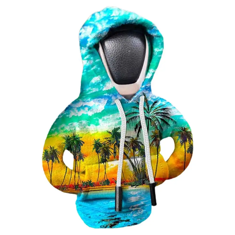 car Gear Shift Hoodie Cover Shift Cover car Gear Handle Decoration Fits Manual Automatic Universal Car Shift Lever Interior Deco - Image 15