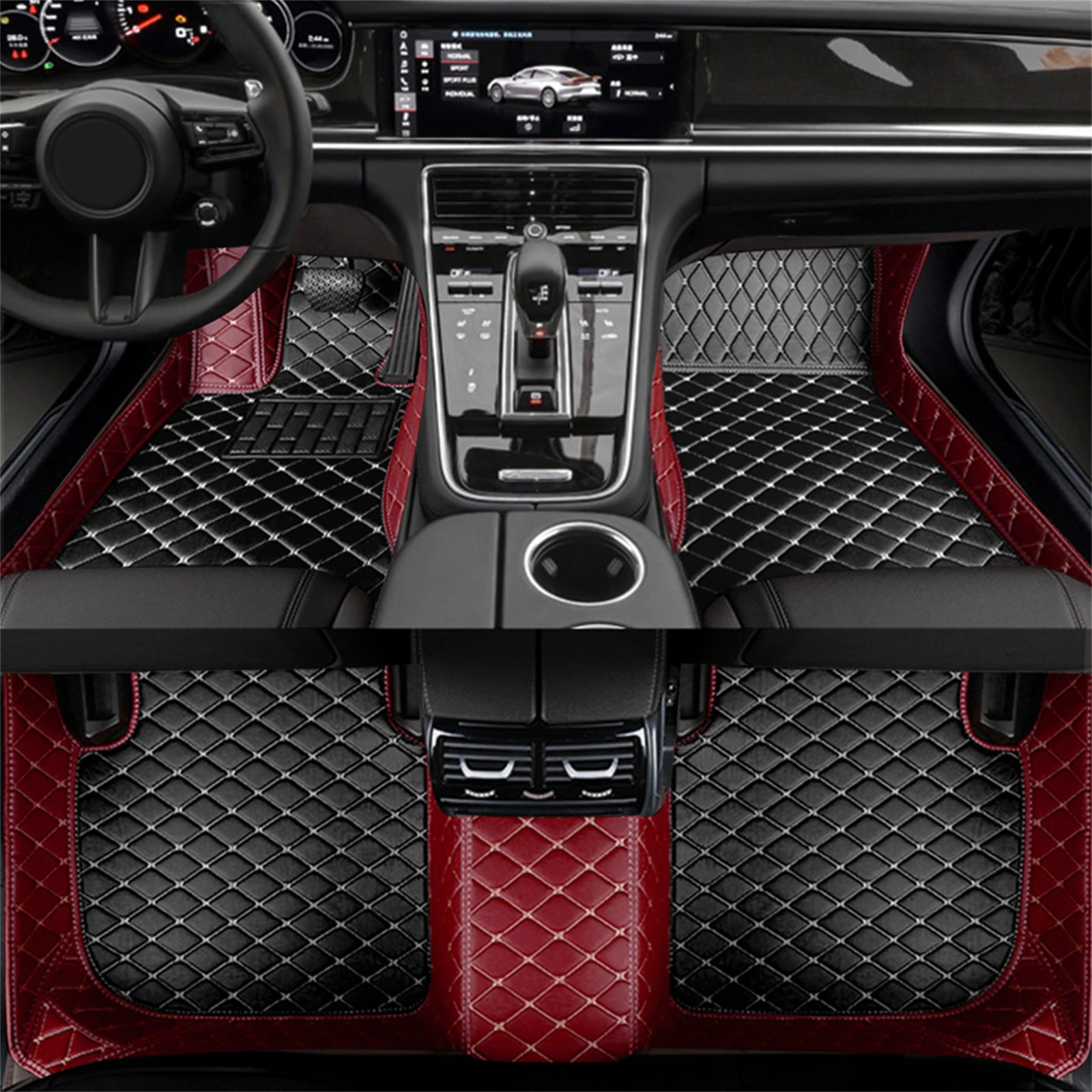 Custom Car Floor Mat for Toyota Highlander 5 Seat 7 Seat 2022-2023 2015-2021 Interior Accessories Artificial Leather - Image 19