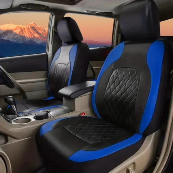 Universal Car Seat Covers PU Black Fashions Sports Seat Covers PU Car Seat Cover Universal Interior Accessories - Image 12
