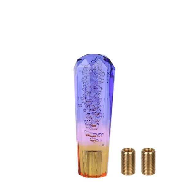 Transparent Purple Blue Car Manual Shift Knob Transmission Gear Shifter Head Gear Shift Knob 10cm 15cm 20cm Bubble Crystal - Image 8