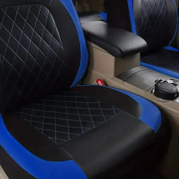 Universal Car Seat Covers PU Black Fashions Sports Seat Covers PU Car Seat Cover Universal Interior Accessories - Image 14
