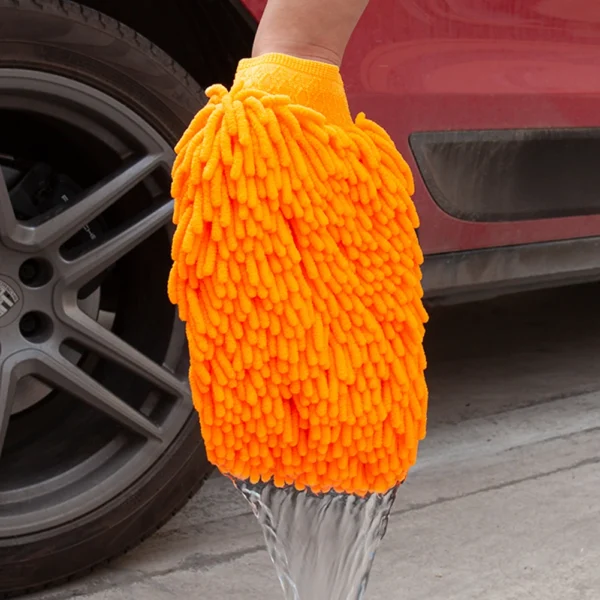 2/1PCS Waterproof Car Wash Microfiber Chenille Gloves Auto Care Double-faced Glove Car Washing Gloves Cleaning Brush Cloth Towel - Image 16