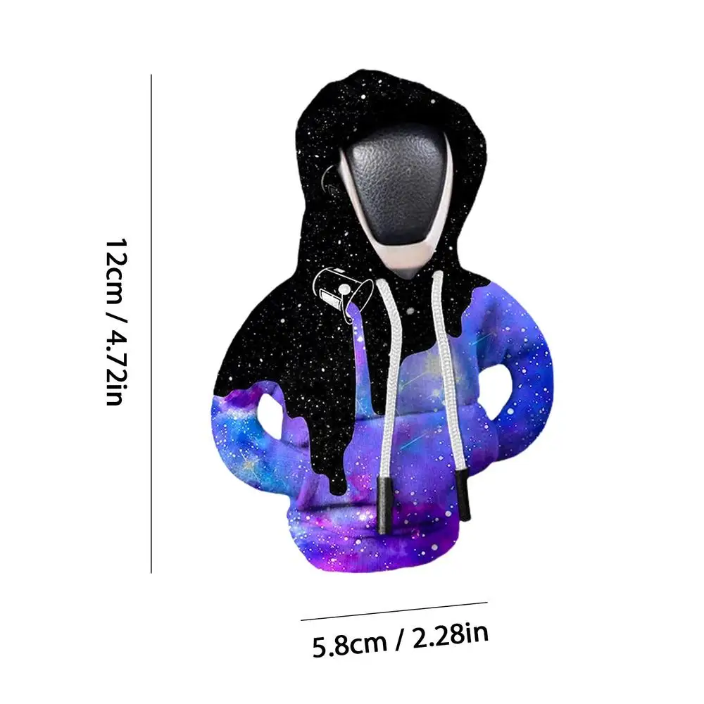 car Gear Shift Hoodie Cover Shift Cover car Gear Handle Decoration Fits Manual Automatic Universal Car Shift Lever Interior Deco - Image 8