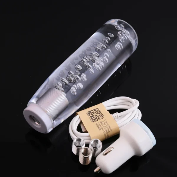 Universal RGB Shift Knob Stick with Light/NO Light Crystal Manual Transmission Bubble Gear Shifter 10cm/15cm/20cm/25cm/30cm - Image 15