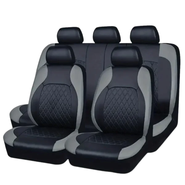 Universal Car Seat Covers PU Black Fashions Sports Seat Covers PU Car Seat Cover Universal Interior Accessories - Image 7