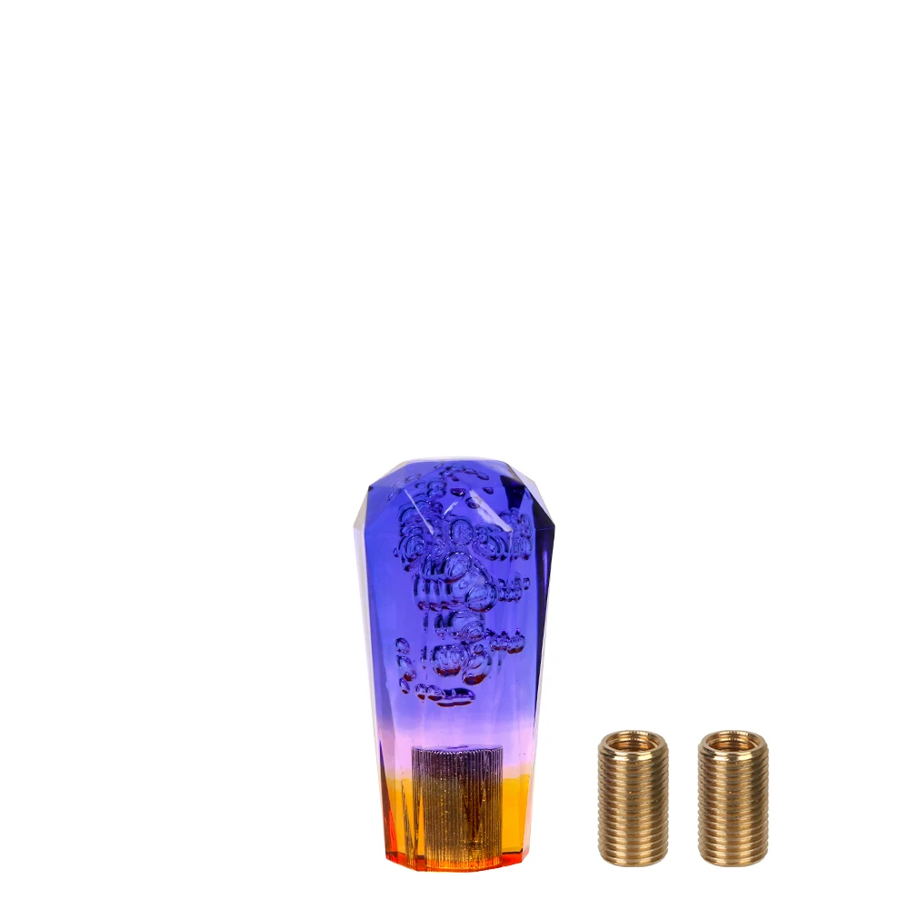 Transparent Purple Blue Car Manual Shift Knob Transmission Gear Shifter Head Gear Shift Knob 10cm 15cm 20cm Bubble Crystal - Image 7