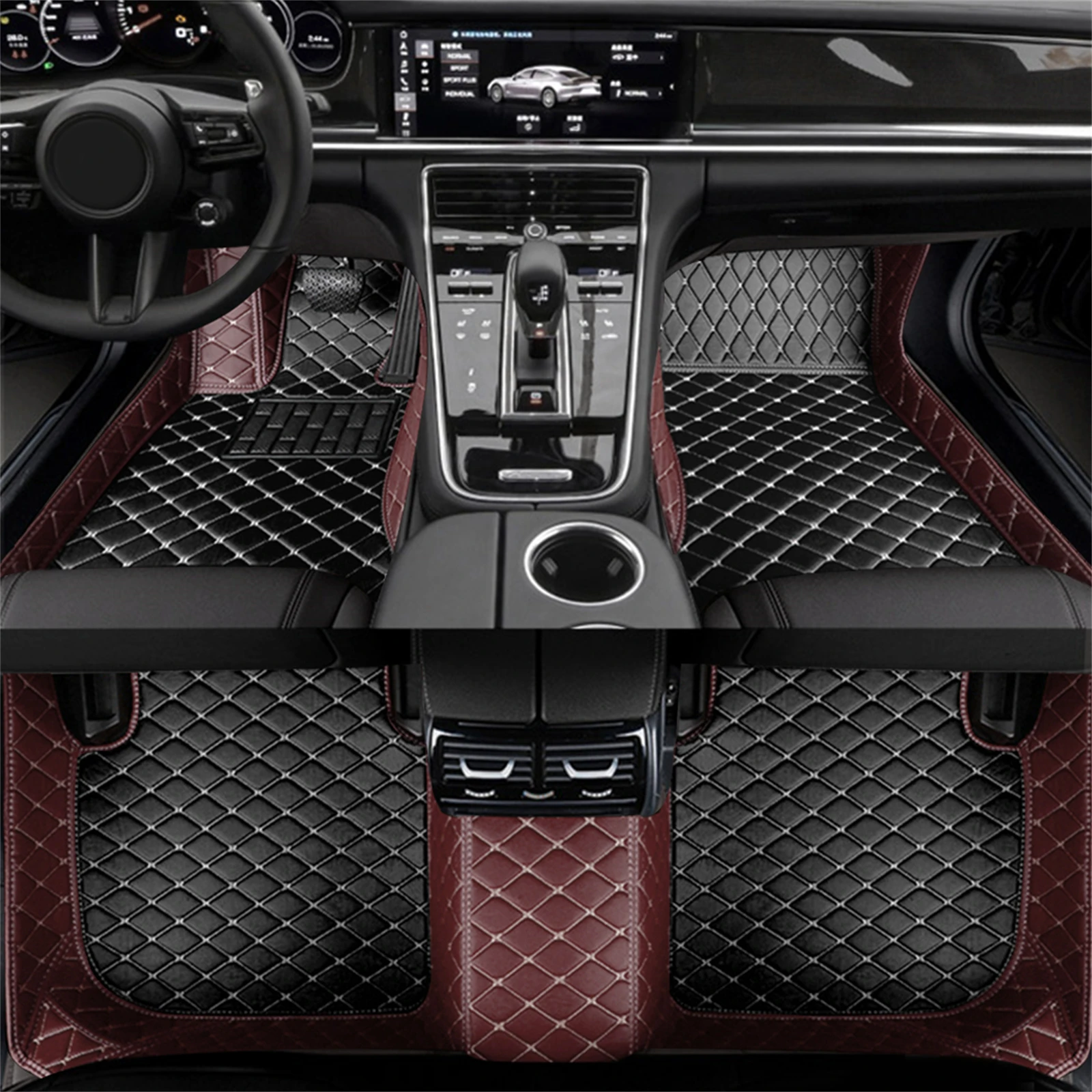 Custom Car Floor Mat for Toyota Highlander 5 Seat 7 Seat 2022-2023 2015-2021 Interior Accessories Artificial Leather - Image 16