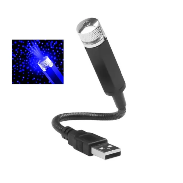 Romantic Car Mini Night Light 12V 0.3A Star Projector Lamp 360 Degree Adjustable Car Decorative Lamp for Room Ceiling Decoration - Image 7