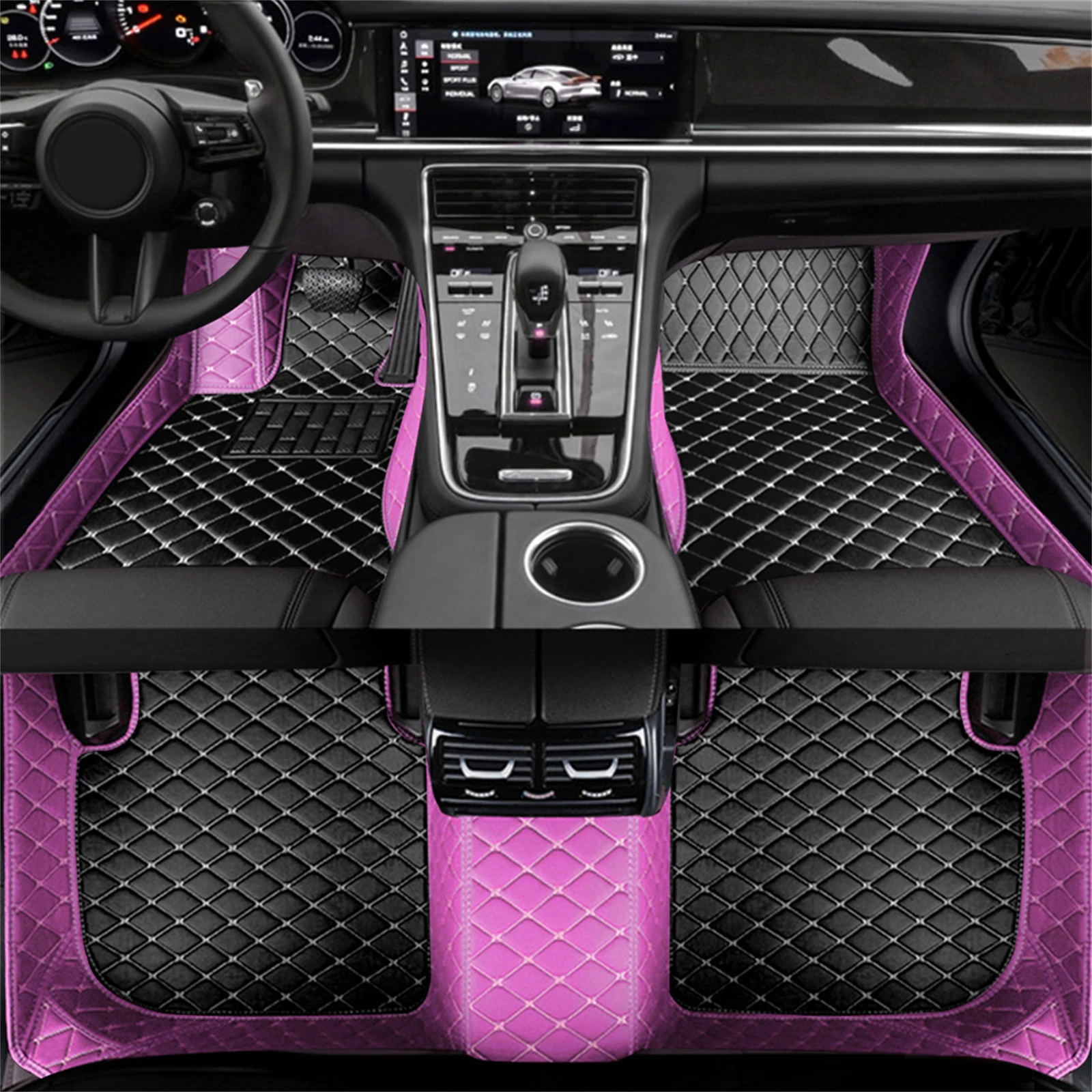 Custom Car Floor Mat for Toyota Highlander 5 Seat 7 Seat 2022-2023 2015-2021 Interior Accessories Artificial Leather - Image 23