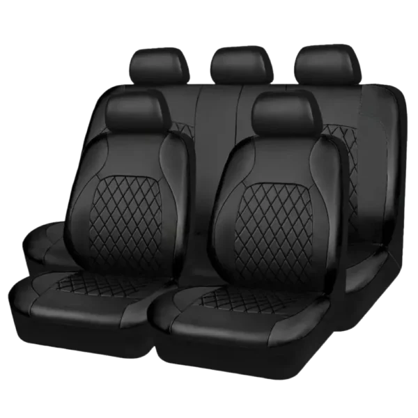 Universal Car Seat Covers PU Black Fashions Sports Seat Covers PU Car Seat Cover Universal Interior Accessories - Image 9