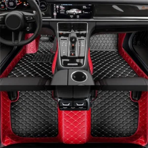Custom Car Floor Mat for Toyota Highlander 5 Seat 7 Seat 2022-2023 2015-2021 Interior Accessories Artificial Leather